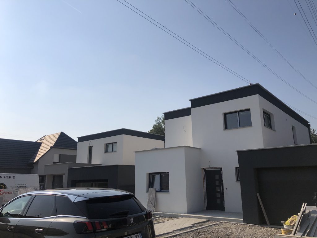 revêtement mural extérieur après